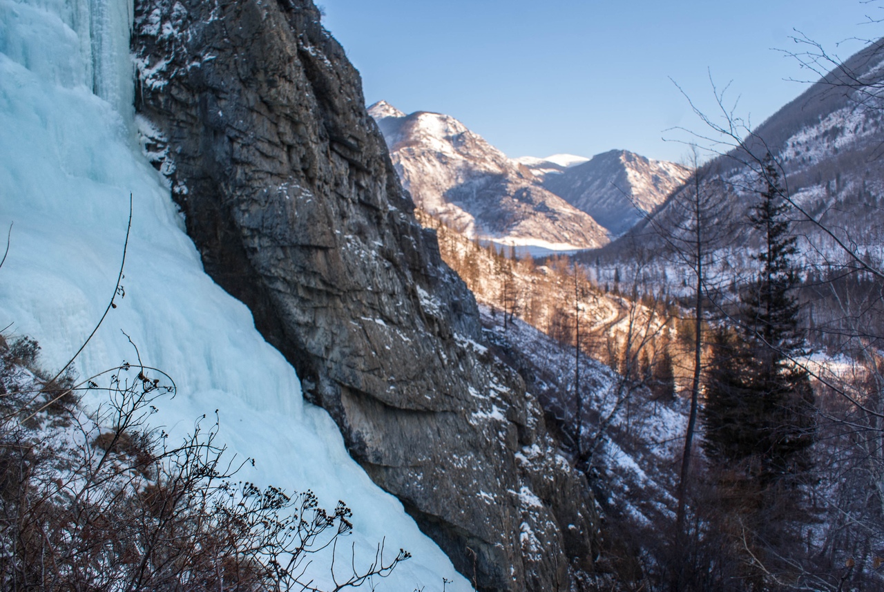Пути Алтая: водопады зимой